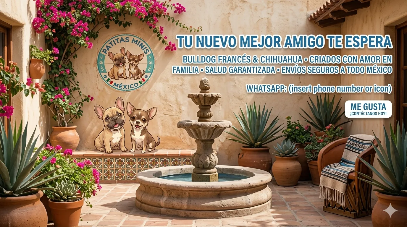 Cachorros mini en venta en México - Bulldog Francés y Chihuahua de Patitas Minis México