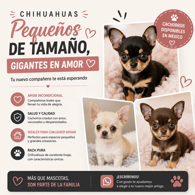 Cachorro Chihuahua mini toy en venta en México